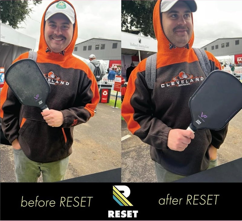 Paddle Reset Pickleball Paddle Cleaner - Strips Impacted Residue and Increases Spin and Control - Image 3